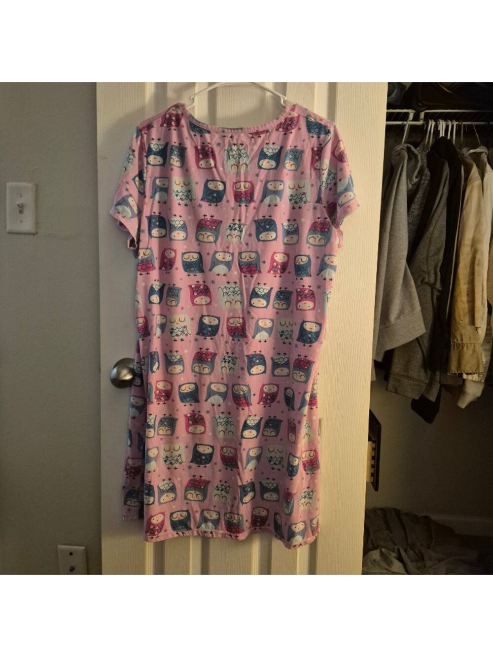 Secret Treasures Nightgown, Owl Theme - Picture 2 of 3